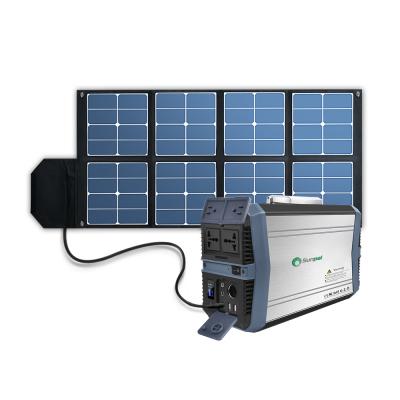 Sunpal 1500W 417600mah ac 110V 220V เครื่องกำเนิดไฟฟ้าพลังงานแสงอาทิตย์แบบพกพาสำหรับชาร์จอุปกรณ์ต่างๆ